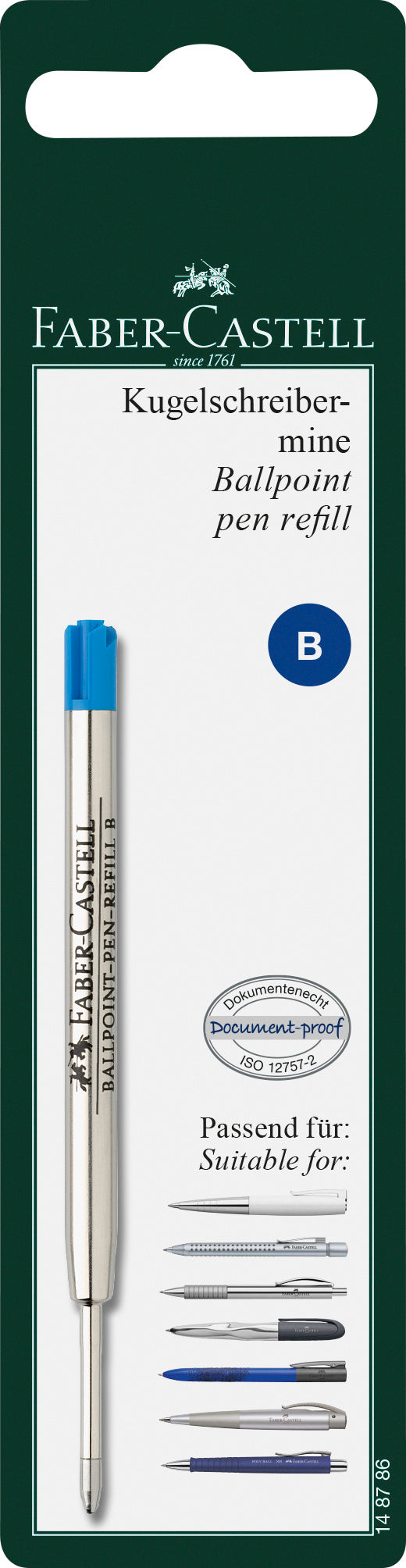 BLISTER REZERVA PIX METAL B ALBASTRA FABER-CASTELL BLISTER REZERVA PIX METAL B ALBASTRA FABER-CASTELL